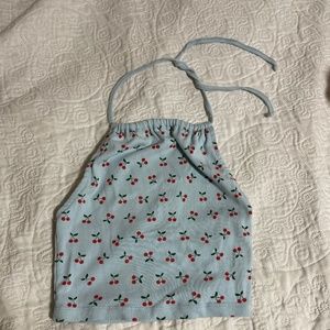 Cherry Halter Top